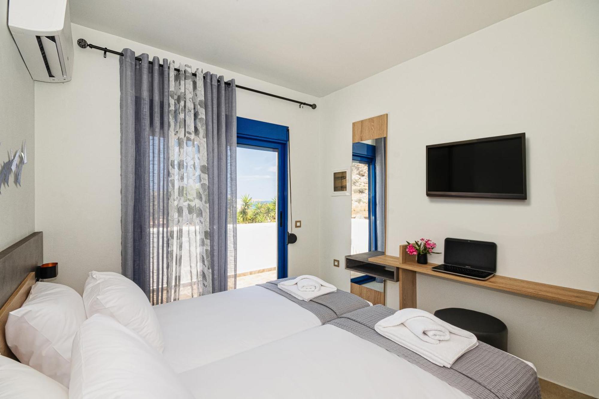 לרדוס Villa Mariani II - In Lothiarika, Newly Renovated June 2024, Private Pool, Lindos 10 Min, Beach 120M מראה חיצוני תמונה